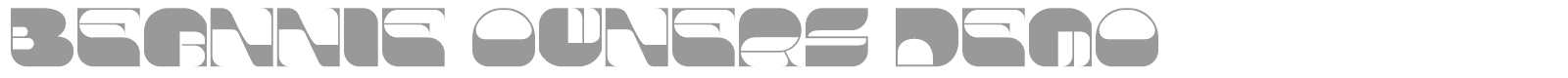 Beannie Owners font preview